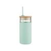 Avanti Glass Smoothie Tumbler w/ Straw 500ml Mint