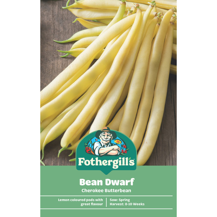 Fothergill's Cherokee Wax Butter Bean Vegetable Seeds