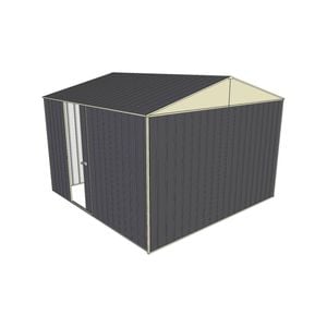 Build-a-Shed 3.0 x 3.0 x 2.3m Gable Single Sliding Side Door Shed - Grey