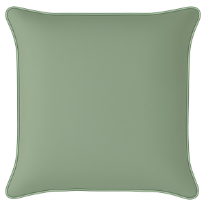 Mojo 45cm Solid Sage Cushion Cover With Pipe