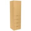 Lugna 2048 x 600 x 580mm Sand Hanging 4 Drawers Right Hinged Door Storage Cabinet
