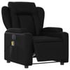 vidaXL Electric Massage Recliner Chair Armchair Single Sofa Black Faux Leather