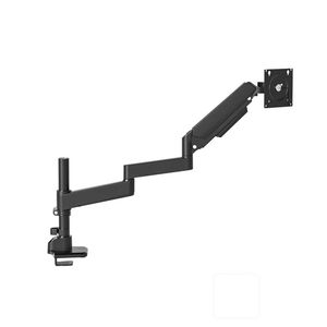Extra Long Single Monitor Gas Spring Desk Mount Arm Full Motion Adjustable Stand 820 mm