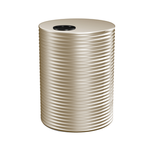 Kingspan 10000L Round Steel Water Tank - Classic Cream 2700mm x 1860mm