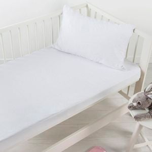 Dreamaker Baby Cotton Terry Towelling Waterproof Mattress Protector - Cot Boori