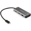 StarTech.com USB Hub - USB 3.1 Type C - External - Black, Space Gray - UASP Support - 4 Total USB Port(s)