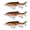 3x 13 Fishing 185mm Glidesdale Jointed Glidebait Fishing Lures - Rainbow Trout
