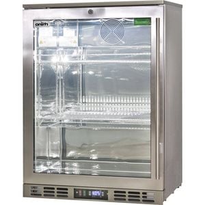 Rhino Stainless Steel Glass Door Bar Fridge (Left Hinged) - SG1L-HD