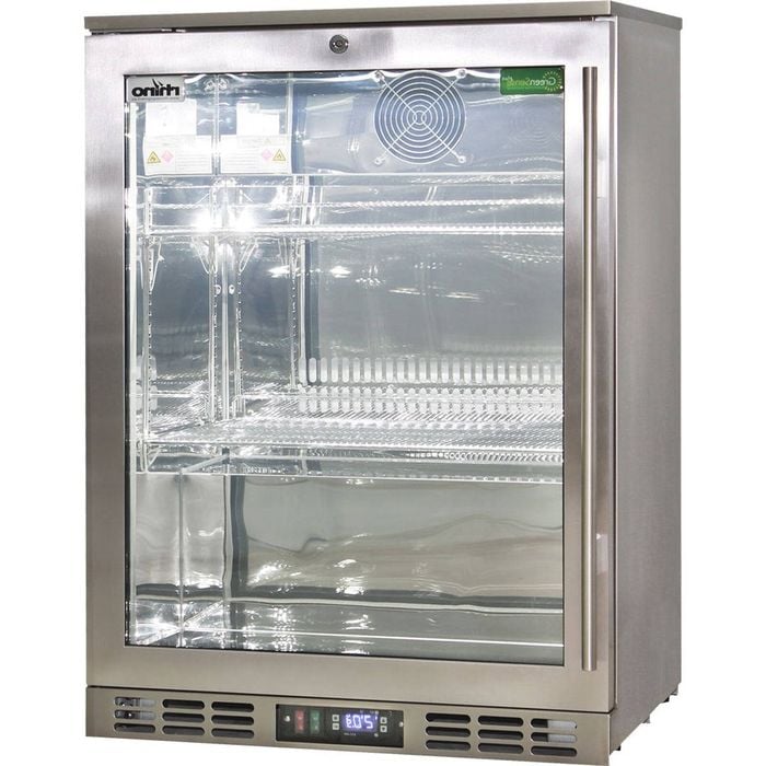 Rhino Stainless Steel Glass Door Bar Fridge (Left Hinged) - SG1L-HD