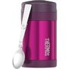 Vacuum Insulated Food Jar 470ml 8.9X8.9X16.2cm Pink Thermos