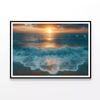 Sunset over the Ocean  Print 100% Australian Made 90x60cm  (Poster)