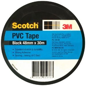 Scotch® General Purpose Duct Tape Black 48mm x 30m