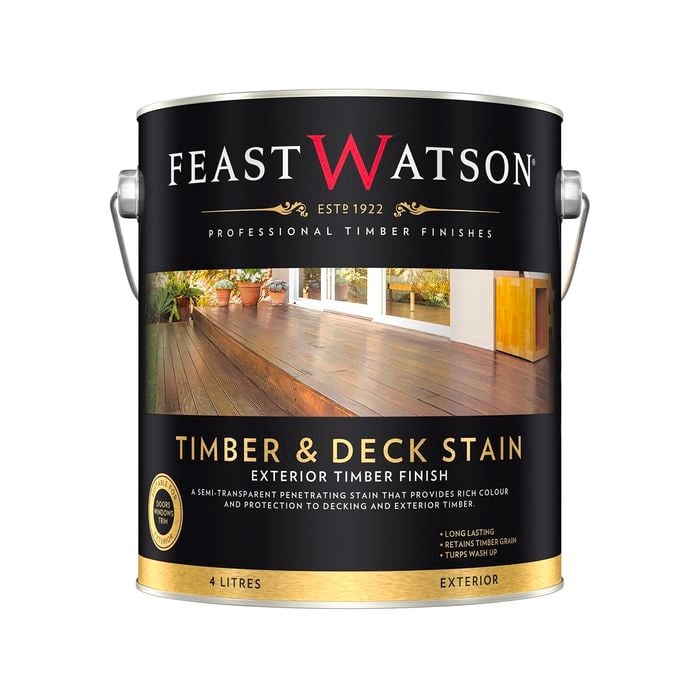 Feast Watson 4L Black Japan Timber & Deck Stain
