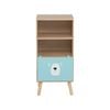 Costway 3-tier Kids Bookshelf Wood Bookcase W/drawer Toy Storage Display Organizer Playroom