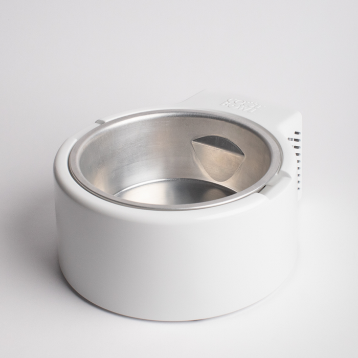 Cool Bowl White Refrigerated Cooling Dog Water Bowl