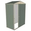 Build-a-Shed 1.5 x 0.8 x 2.3m Front Gable Single Sliding Door Shed - Green