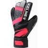 Kelme Sport Training Goalkeeper Gloves Soccer Footbal Size 6 Black/Neon Red