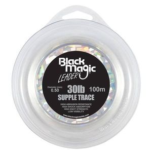 Black Magic Supple Trace Monofilament Fishing Leader 30lb