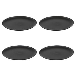 Ladelle Flinders Set of 4 Plates - Charcoal