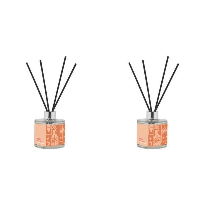 2PK Porto Illumina 200ml Diffuser Peachy Paradise Home Fragrance