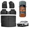 3D Floor Mats Boot Liner for Hyundai Kona 2023-Onwards Heavy Duty Cargo Car Trunk Luggage Tray