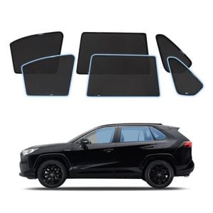 AUSGO Magnetic Window Sun Shade for Toyota RAV4 2019-2026 6-Piece Set Car Shades