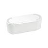 D-line Small White Cable Management Tidy Unit