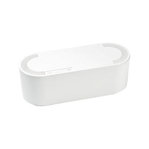 D-line Small White Cable Management Tidy Unit