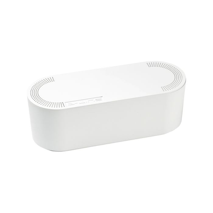 D-line Small White Cable Management Tidy Unit