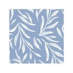 Summer Leaves in Soft Blue 57cm x 10m Wallpaper Roll