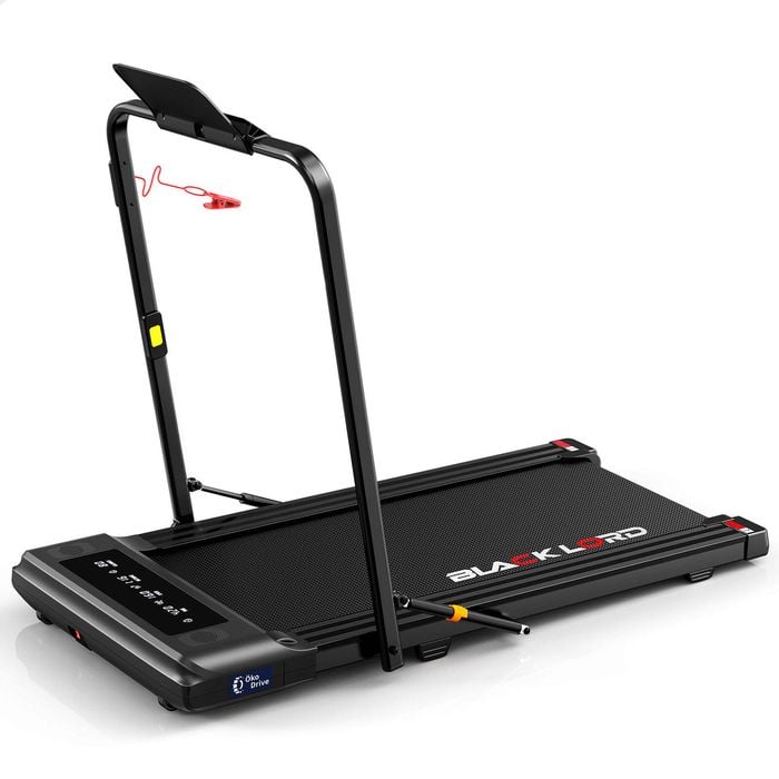 BLACK LORD Treadmill Walking Pad 40cm Belt Hydraulic Foldable Black