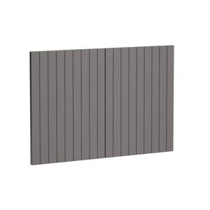 Kaboodle 900mm Smoked Grey V-Groove Rangehood Doors - 2 Pack