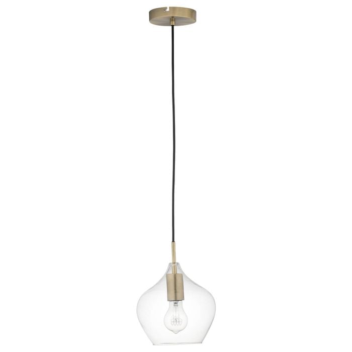 Verve Design Small Cosmo Clear Glass Light Pendant