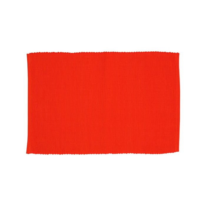 Lollipop Ribbed Placemat - Red