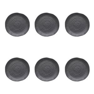 6PK Ecology Ottawa Stoneware Side Plate Tableware 21cm - Stone