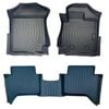Vehiclab Ford Ranger - 2011 - 2022 - PX - DUAL CAB - 3D/5D All Weather Moulded Car Floor Mats