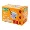 Crafted Paint Your Own Pot with Fruit and Flower Stencil