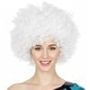 s DELUXE AFRO WIG Curly Hair Costume Party Fancy Disco 70s 80s Dress Up White