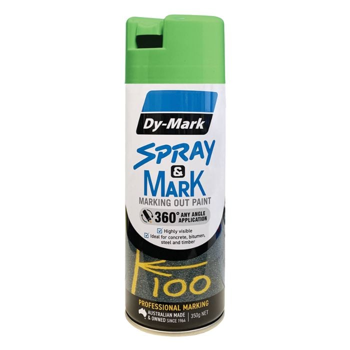 Dy-Mark 350g Fluoro Green Spray & Mark Paint
