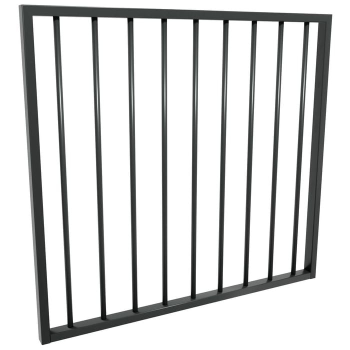ProtectorAl 975 x 900mm Monument Aluminium Flat Top Garden Gate