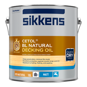 Sikkens 10L Natural Cetol BL Natural Decking Oil 