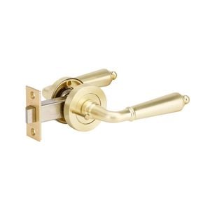 Zanda 75mm Satin Brass Oxford Privacy Set