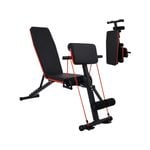 Advwin Adjustable Weight Bench, Full Body Workout Multi-Purpose Foldable Incline Decline Exercise Workout Bench for Home Gym