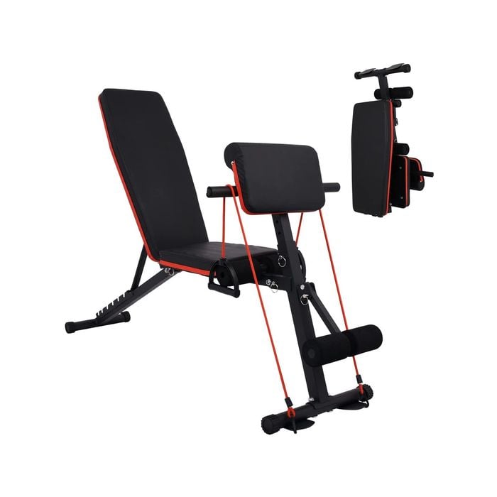 Advwin Adjustable Weight Bench, Full Body Workout Multi-Purpose Foldable Incline Decline Exercise Workout Bench for Home Gym