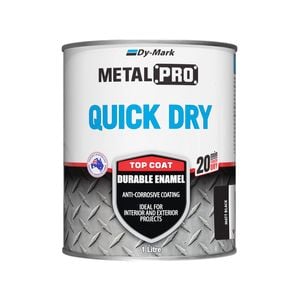 Dy-Mark 1L Black Matt MetalPro Quick Dry