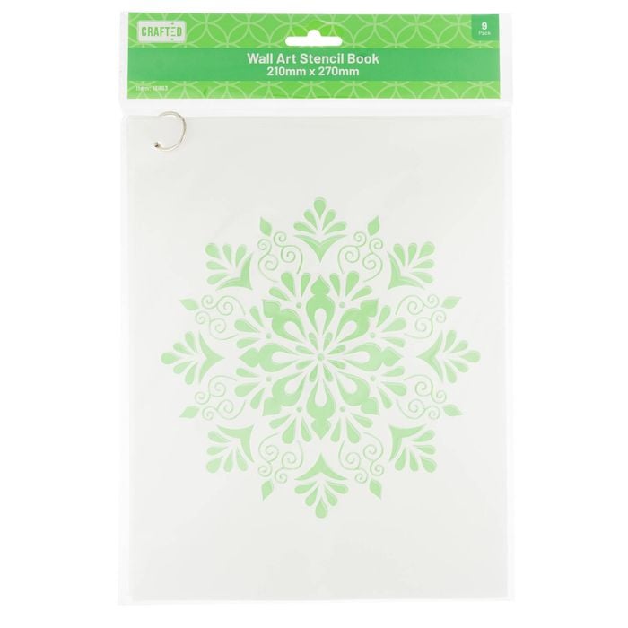 Crafted Wall Shapes Stencil Book