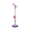 Disney Princesses Auxiliary Karaoke Microphone Stand Adjustable Height 53-89cm Colourful Flashing Lights