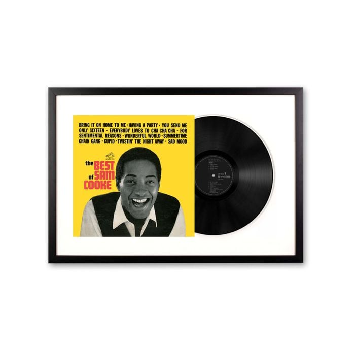 Framed Sam Cooke The Best Of Sam Cooke Vinyl Album Art
