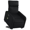 vidaXL Electric Stand up Massage Recliner Chair Armchair Black Faux Leather