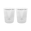 Avanti Rigato Double Wall Glasses Set of 2 - 250ml